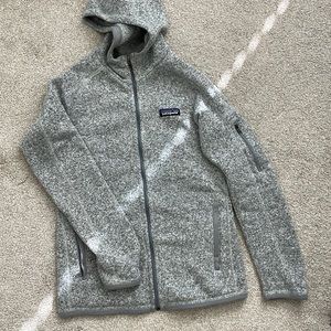 Patagonia fleece hooded jacket